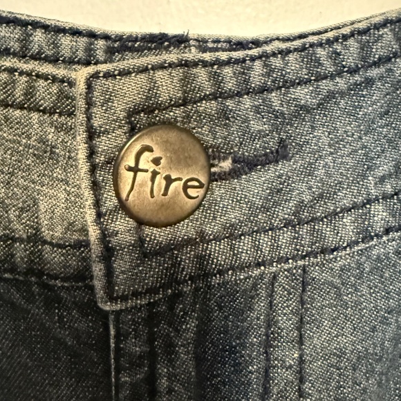 Vintage Fire Jeans Denim Jean Flare Maxi Skirt Size 7 Y2K - Picture 4 of 15